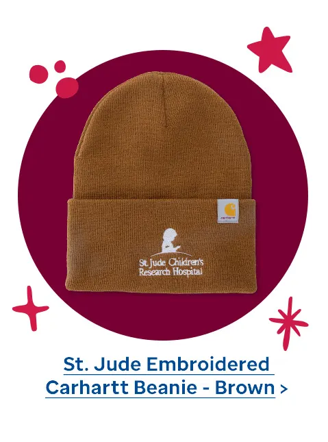 St. Jude Embroidered Carhartt Beanie - Brown